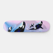 Orca-Mama und BabySkateboard Skateboard (Horizontal)
