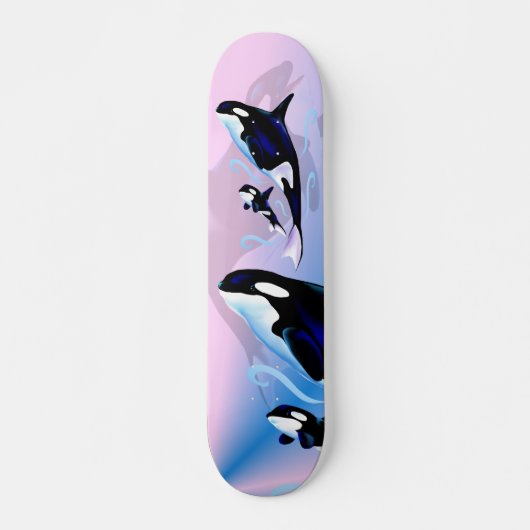 Orca-Mama und BabySkateboard Skateboard (Vorne)