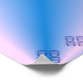 Orca-Mama und Babywerbung Poster (Ecke)