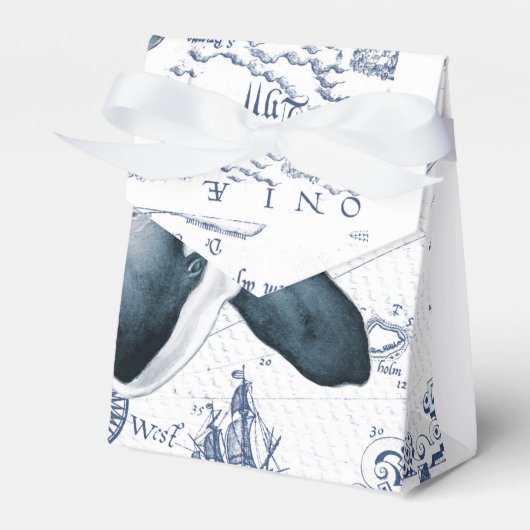 Orca Map Blau Geschenkschachtel (Vorderseite)