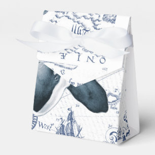 Orca Map Blue Geschenkschachtel