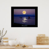 ORCA MOON Fantasy Art Poster (Küche)
