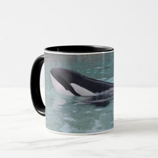(Orca-) Mörder-Wal-Tasse Tasse (Vorderseite Links)