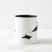 Orca Mutter und zwei Kälber Tasse (Zentrum)