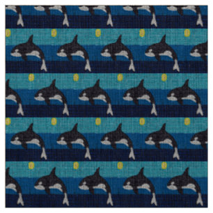 Orca - Natürliches Leinengewebe Stoff