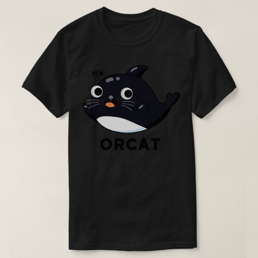 Orca Niedlich Cat Orca Whale Pub 1 T-Shirt (Design vorne)