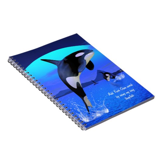 Orca-Notebook Notizblock (Rechte Seite)