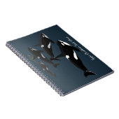 Orca Notebook Personalisiert Killer Whale Journal Notizblock (Rechte Seite)