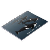 Orca Notebook Personalisiert Killer Whale Journal Notizblock (Linke Seite)
