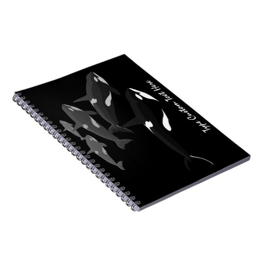 Orca-Notizbuch-personalisierte Notizblock (Rechte Seite)