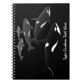 Orca-Notizbuch-personalisierte Notizblock (Vorderseite)