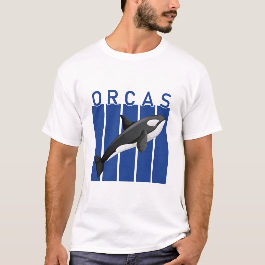 Orca - Ocean Lover orcas T-Shirt (Vorderseite)
