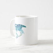 Orca Ocean Waves Tattoo Kaffeetasse (Vorderseite Links)
