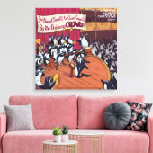 Orca Orchestra Funny Leinwanddruck (Insitu (Wohnzimmer))