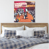 Orca Orchestra Funny Leinwanddruck (Insitu (Schlafzimmer))