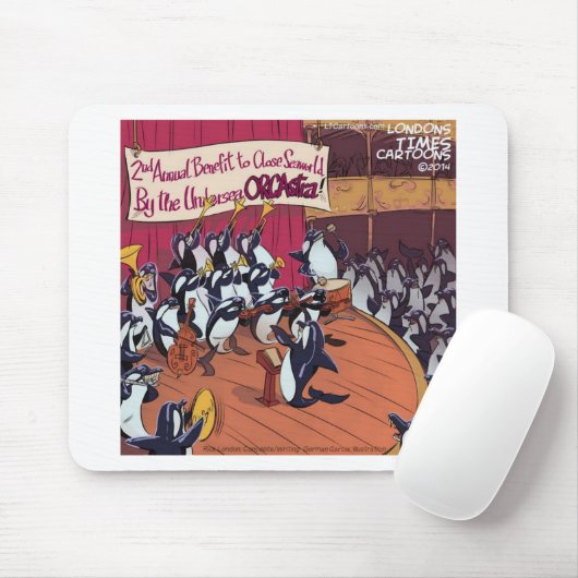 Orca Orchestra Funny Mousepad (Mit Mouse)
