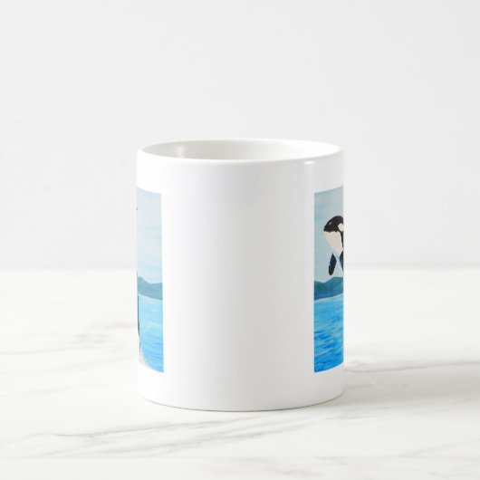 Orca Painting Kaffeetasse (Mittel)
