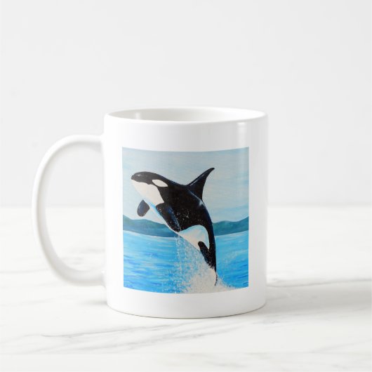 Orca Painting Kaffeetasse (Links)