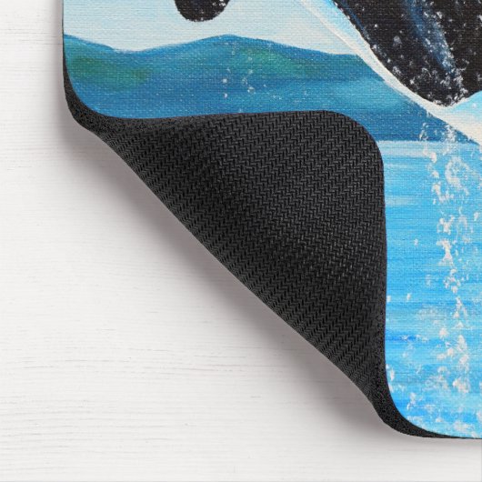 Orca Painting Mousepad (Ecke)