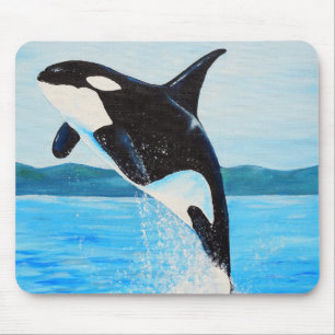 Orca Painting Mousepad