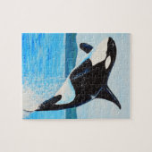 Orca Painting Puzzle (Horizontal)