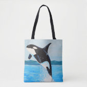 Orca Painting Tasche (Vorderseite)