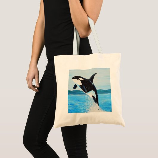 Orca Painting Tragetasche (Vorderseite (Produkt))