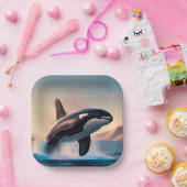 Orca Pappteller (Party)