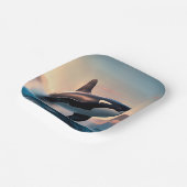 Orca Pappteller (Gewinkelt)