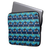 Orca (pattern) - Laptop Sleeve (Vorderseite Links)