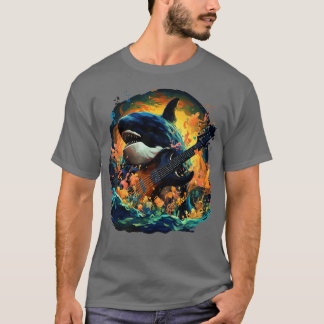 Orca Playing Guitar T-Shirt