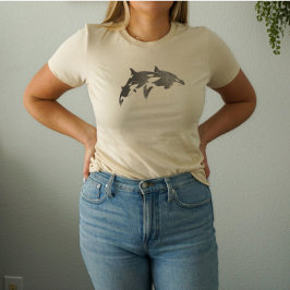 Orca Pod Grunge Ästhetisches Shirt