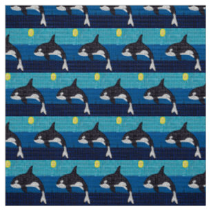 Orca - Polyester-Poplin-Stoff Stoff