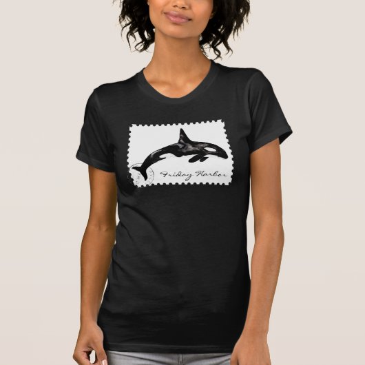 Orca-Porto-Briefmarke T-Shirt (Vorderseite)