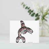 Orca Postkarte (Stehend Vorderseite)