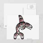 Orca Postkarte (Vorne/Hinten)