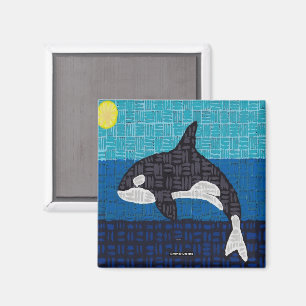 Orca (Quadrat) - Magnet