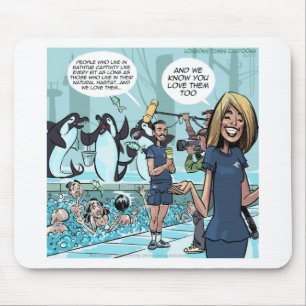 Orca Rache von Rick London Funny Mousepad