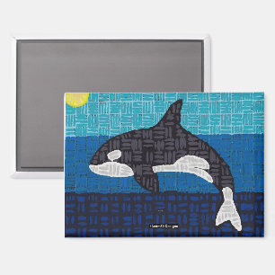 Orca (Rechteck) - Magnet