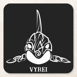 Orca Rechteckiger Pappuntersetzer