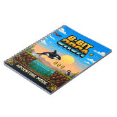 Orca, Retro 8-Bit Pixelkunst Notizblock (Linke Seite)
