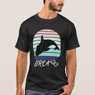Orca Retro Vintage Kunst, Killer Whale Geschenk T-Shirt