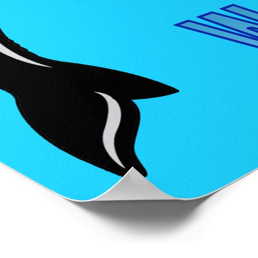 Orca: Rett die Wale! Poster (Ecke)