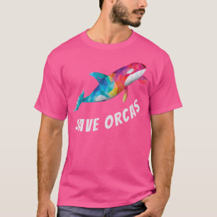 Orca Rettete Orcas Killer Whale Summer Beach Di T-Shirt