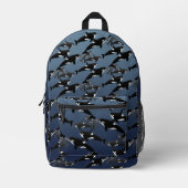 Orca-Rucksack Killer Whale School-Beutel anpassen Bedruckter Rucksack (Vorderseite)