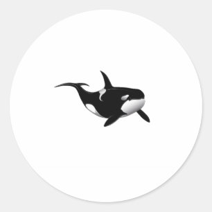 ORCA RUNDER AUFKLEBER