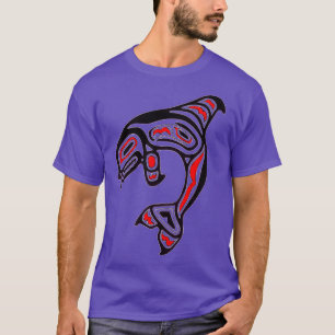 Orca Schwertwal Pacific Northwest Einheimischer T-Shirt