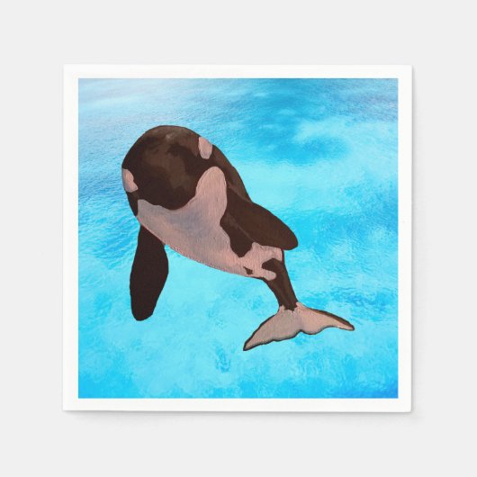 Orca Serviette (Vorderseite)