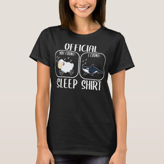 Orca Sleep Shirt Count Sheep (Vorderseite)