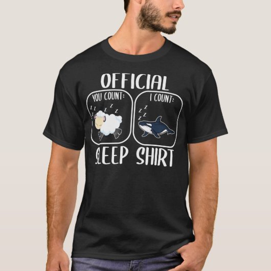 Orca Sleep Shirt Count Sheep (Vorderseite)